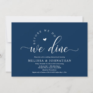 Before Happily Ever After Wedding Rehearsal Dinner Invitation