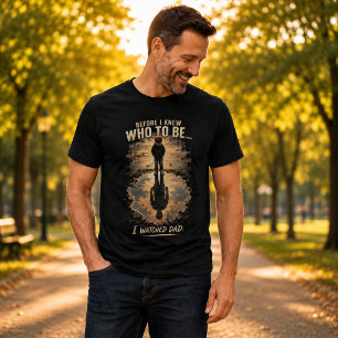 Before I Knew Who to Be I Watched Dad Father's Day Tri-Blend Shirt