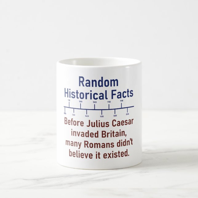 Before Julius Caesar Invaded Britain  - History Fa Coffee Mug (Center)
