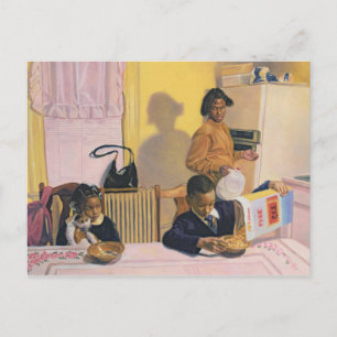 Before School 1991 Postcard