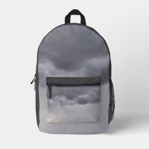 Before storm printed backpack