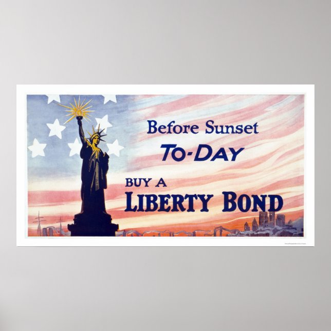 Before Sunset Buy a Liberty Bond Poster (Front)