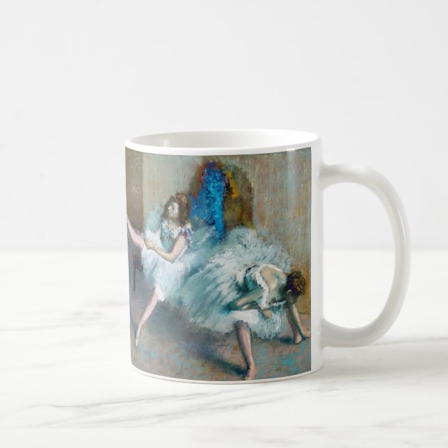 Before the Ballet, Edgar Degas Coffee Mug (Right)