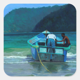 Before the Catch Square Sticker
