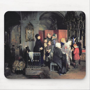 Before the Confession, 1877 Mouse Pad