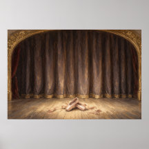 Before the Curtain Ballet Pointe Shoes