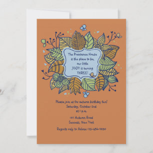 Before the Leaves Fall Invitation