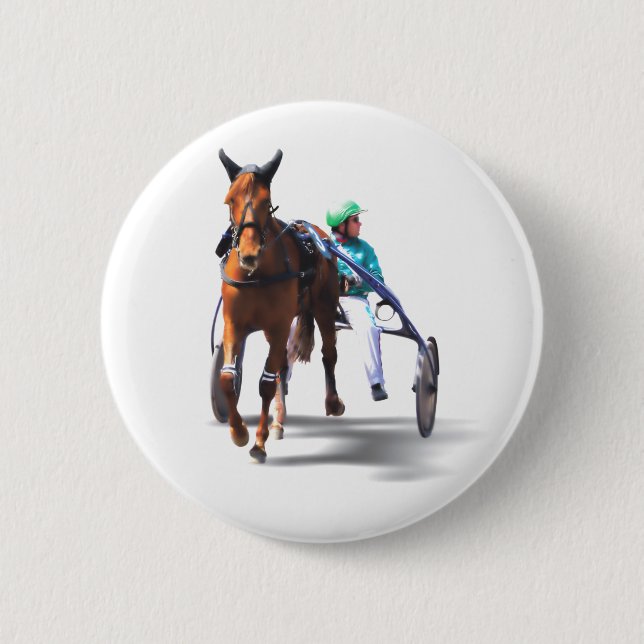 Before the Race 6 Cm Round Badge (Front)
