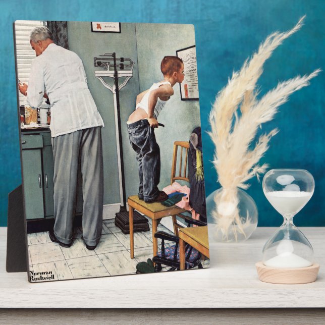 Before the Shot or At the Doctor's Plaque (Side)