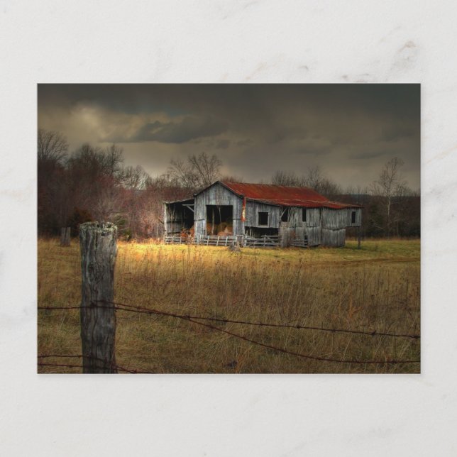 Before the storm postcard (Front)
