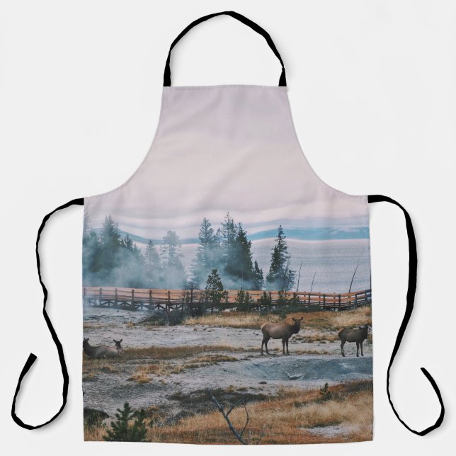 BEFORE THE SUNSET IN YELLOWSTONE NATIONAL PARK APRON (Front)