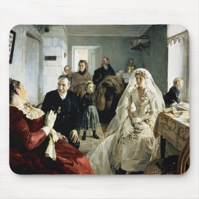 Before the Wedding, 1880s Mouse Pad (Front)