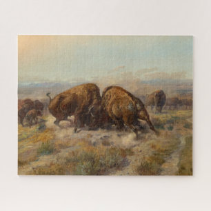 Before the White Man Came by Charles Russell Jigsaw Puzzle