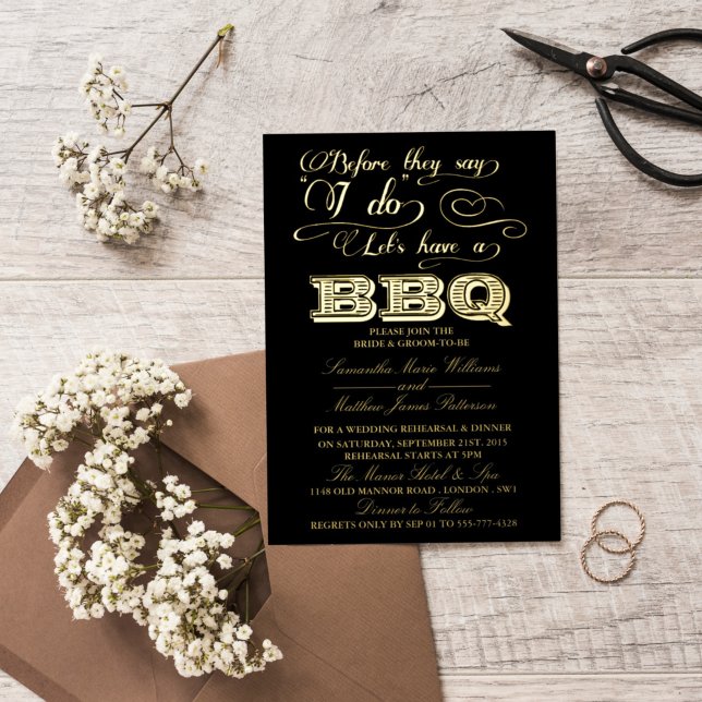 Before They Say I Do, Lets Have A BBQ! Wedding (Creator Uploaded)