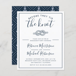 Before They Tie The Knot Nautical Engagement Party