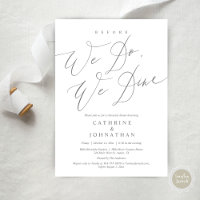 Before we do, we dine, Wedding Rehearsal Dinner