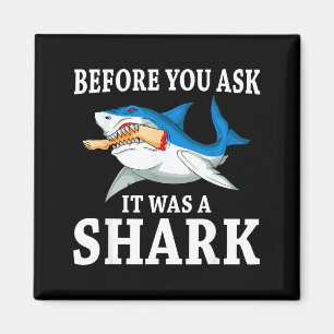 Before You Ask It Was A Shark Leg Amputee Amputati Magnet