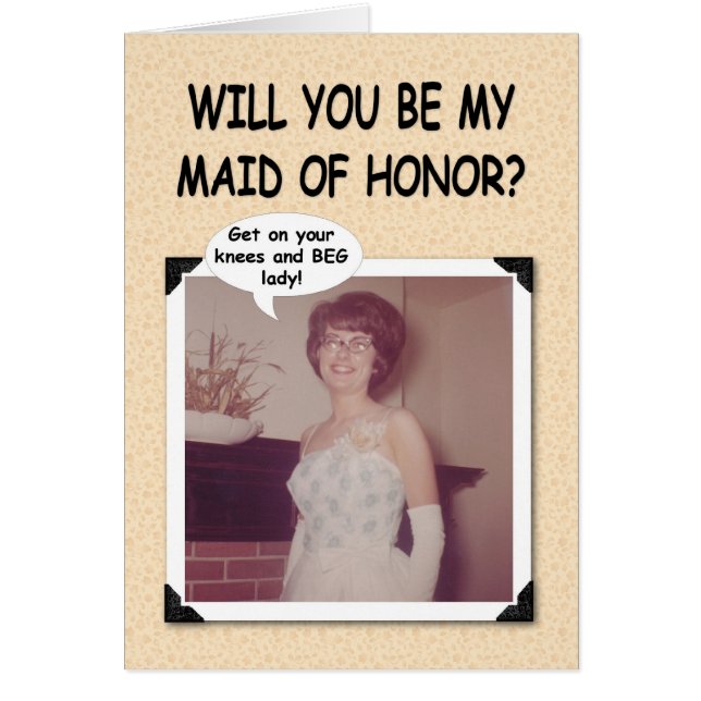 Beg for Maid of Honour (Front)