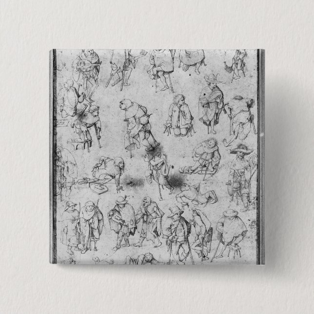 Beggars 15 Cm Square Badge (Front)