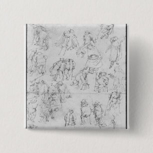 Beggars 15 Cm Square Badge