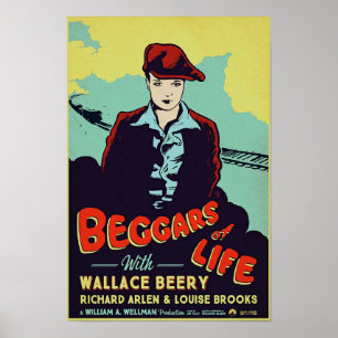Beggars of Life 1928 Classic Movie Poster