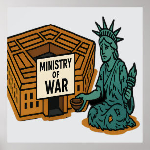 Begging for Peace: Liberty in Front of the Ministr Poster