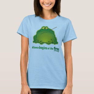 Begin At The Frog Funny Orchestra Joke T-Shirt