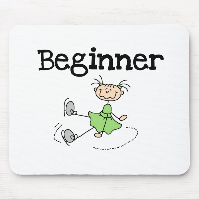 Beginner Ice Skater Mousepad (Front)