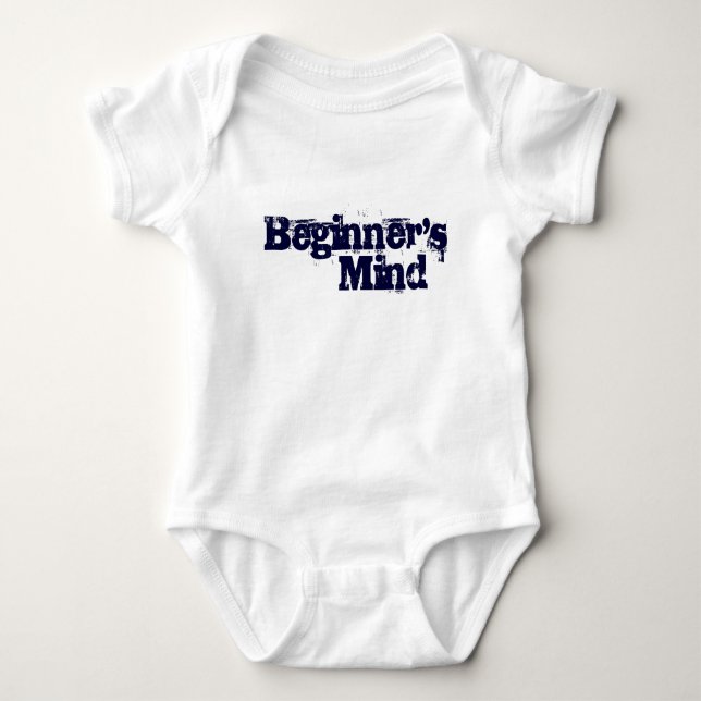 Beginner's Mind Baby Bodysuit (Front)