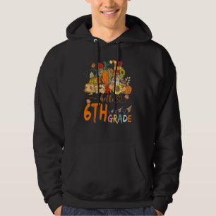 Beginning Of Autumn Fall Teacher Sunflower Hello S Hoodie