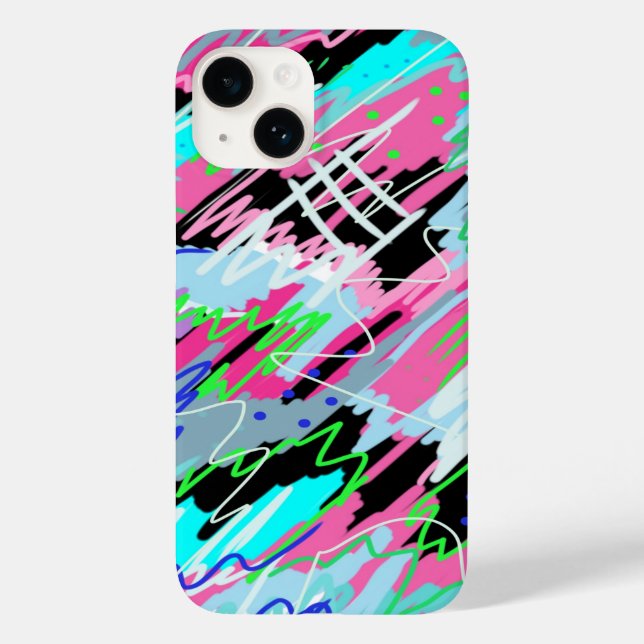 Beginning to Bloom Abstract Print Case-Mate iPhone Case (Back)
