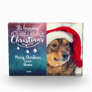 Beginning to Look Like Christmas/Quote / Keepsake Photo Block