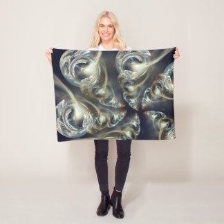 Begird Abstract Fleece Blanket