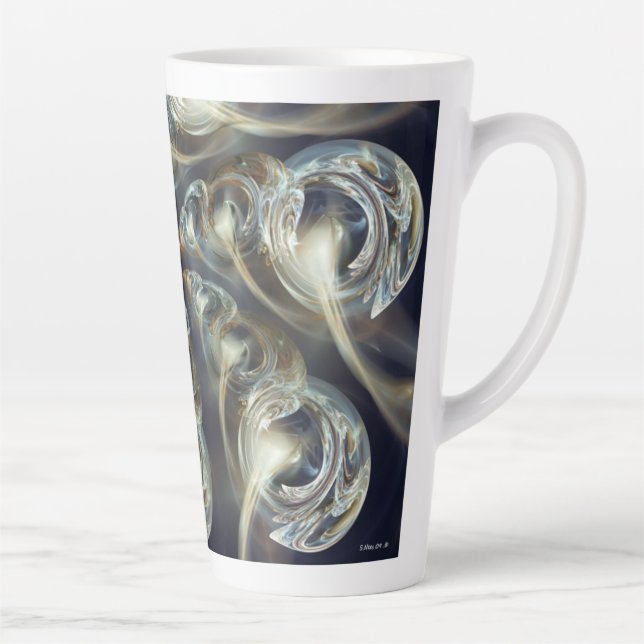 Begird Abstract Latte Mug (Right)