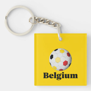 Begium Soccer Key Ring