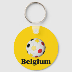 Begium Soccer Key Ring