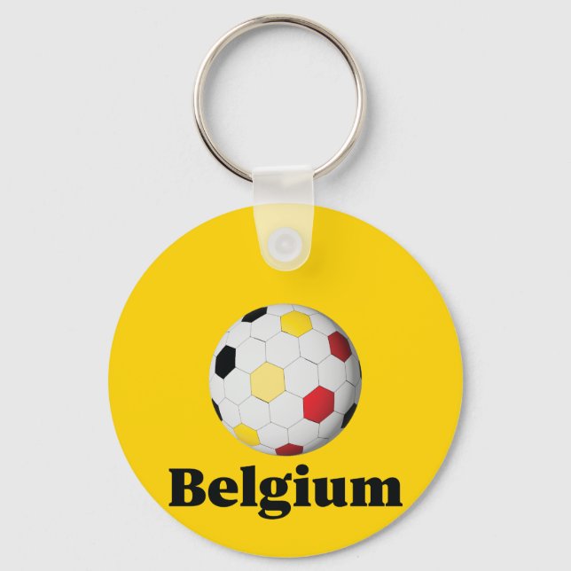 Begium Soccer Key Ring (Front)