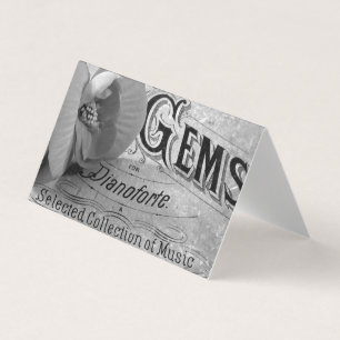 Begonia Gems Pianoforte Card