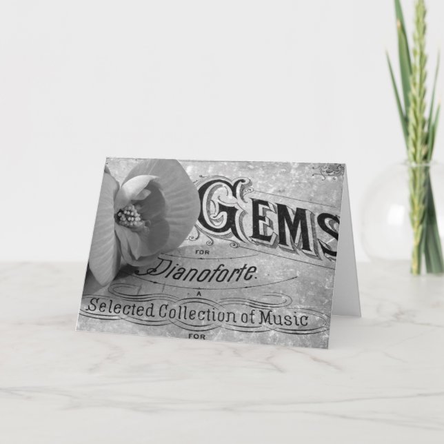 Begonia Gems Pianoforte Card (Front)