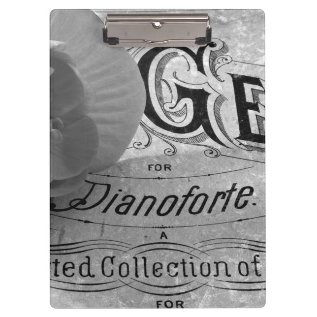 Begonia Gems Pianoforte Clipboard (Front)