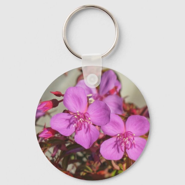 Begonias key chain (Front)