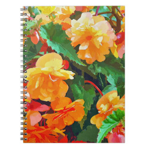 BEGONIAS NOTEBOOK