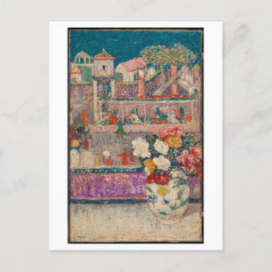 Begonias Painting Postcard