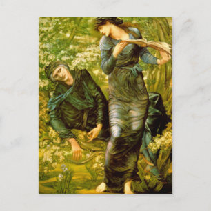 Beguiling of Merlin - Edward Burne-Jones Postcard