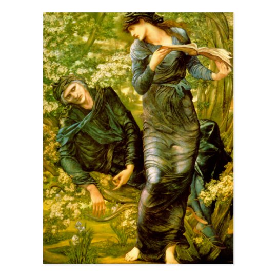 Beguiling of Merlin - Edward Burne-Jones Postcard