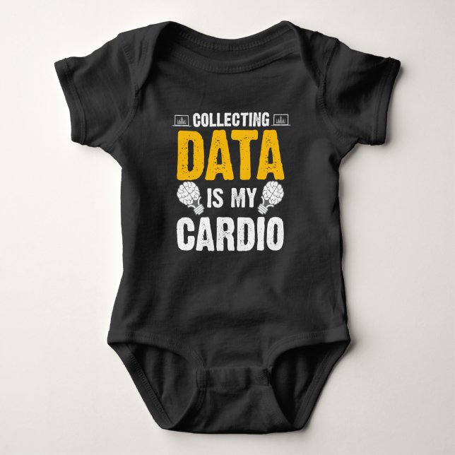 Behavior Analyst Data Analyst Cardio computer Baby Bodysuit (Front)
