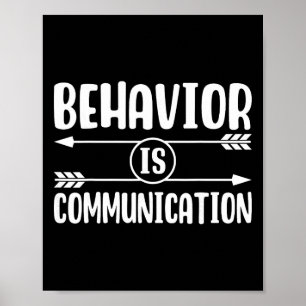 Behavior Is Communication - Special Education Sped Poster