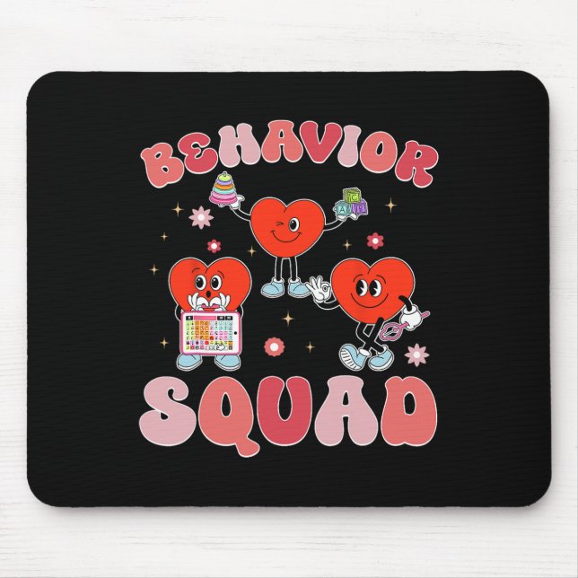 Behavior Squad Aby Therapist Valentine Behavioral  Mouse Pad (Front)