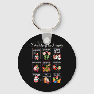 Behaviors Of The Season Sped Teacher Christmas Aby Key Ring
