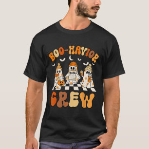 Behaviour Analyst Halloween A Cute Ghost Boo-havio T-Shirt